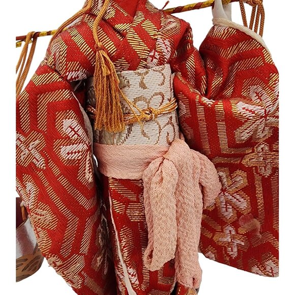 Vintage Japanese Geisha Doll with Working Music Trinket Box Plays La Vie En Rose - Picture 8 of 16